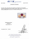 18k Yellow Gold Ruby Ring, 1.05ct.