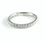 14k White Gold 17-Diamond Ring