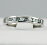 14k White Gold Diamond Anniversary Band