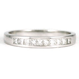 14k White Gold Princess Cut Diamond Ring