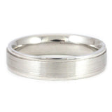 Platinum Gentleman's Comfort Fit Wedding Band