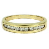 14k Yellow Gold 10-stone Anniversary Band