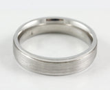 Platinum Gentleman's Comfort Fit Wedding Band